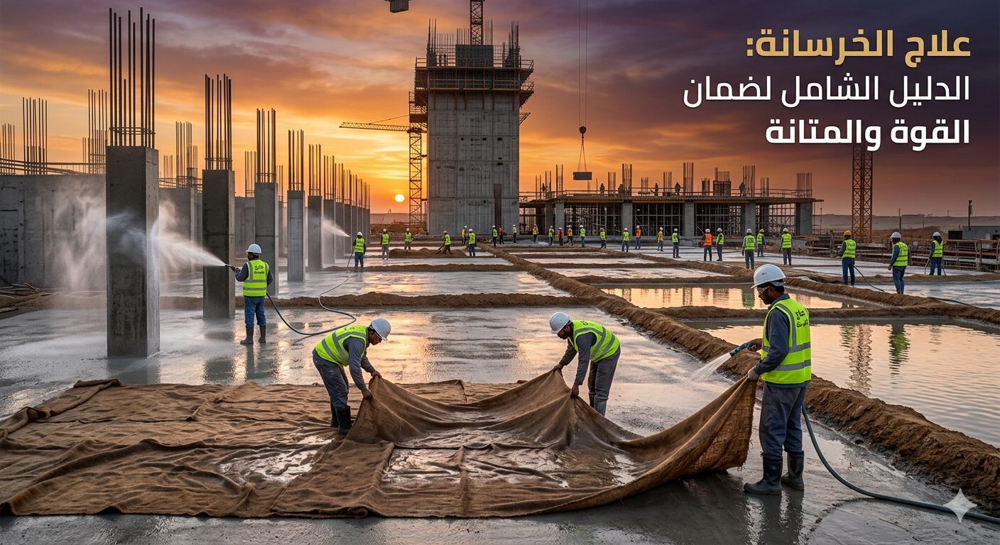 معالجة الخرسانة: الدليل الشامل لضمان القوة والمتانة